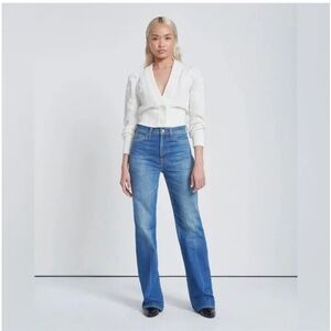 7 For All Mankind Easy Boot Jean in Garden Party Medium Wash Denim Bootcut